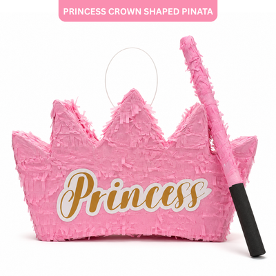 3D Princess Crown Shaped Cake Pinata