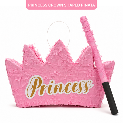 3D Princess Crown Shaped Cake Pinata