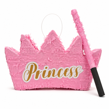 3D Princess Crown Shaped Cake Pinata