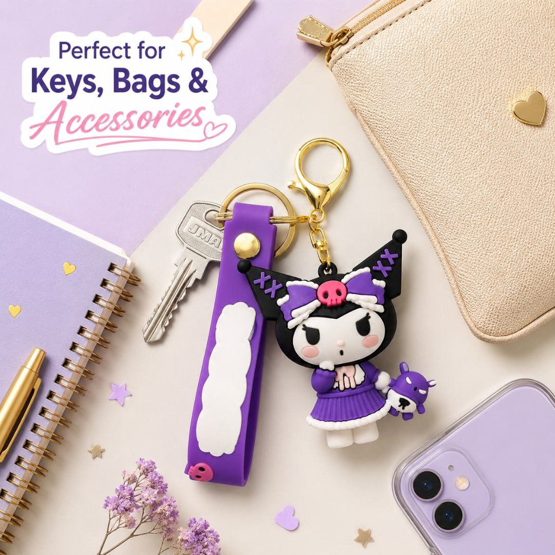 Kuromi Key Chain & Bag Charms - 1PC