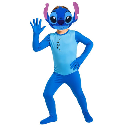 Stitch Costume with Mask - Medium - Age 5 to 7 Years