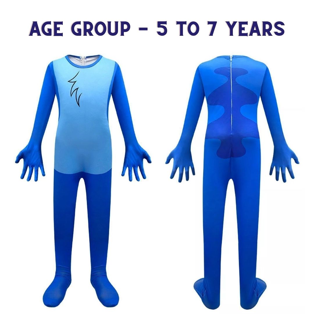 Stitch Costume with Mask - Medium - Age 5 to 7 Years