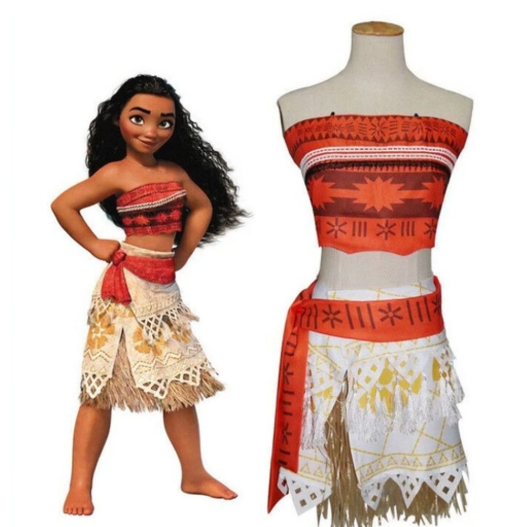 Moana Costume Large - Age 5 to 7 Years