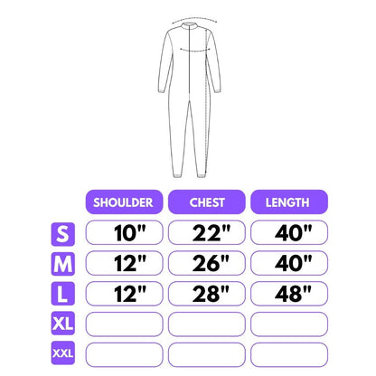 Halloween Ghost Jumpsuit with Mask with Both Side Print - Size L - Age 7 to 9 Years