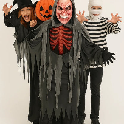 The Spooky Smoldering Reaper Horror Costume - Size S - Age 3 to 5 Years