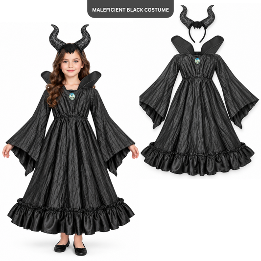 Maleficent Costume with Accessories - Size L