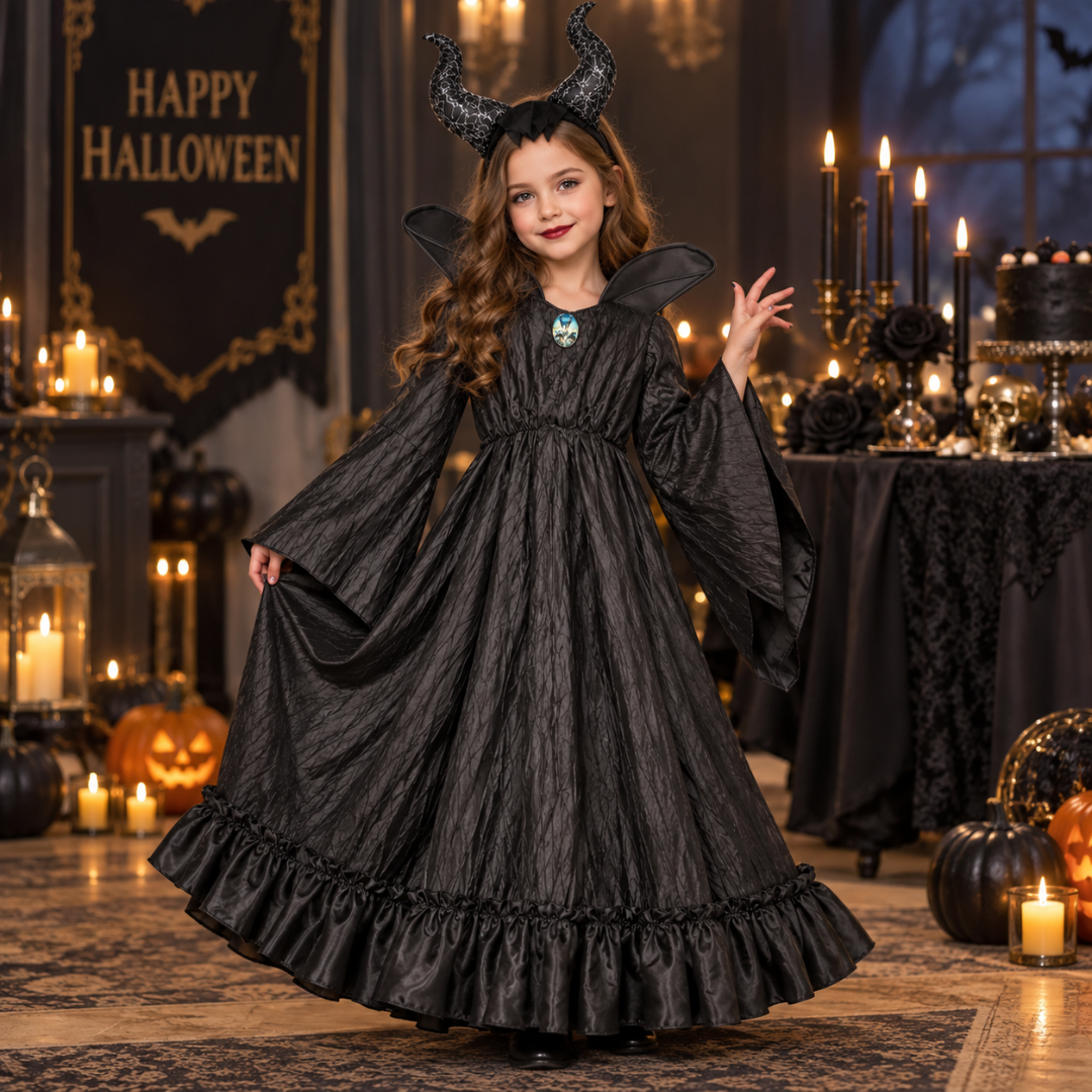 Maleficent Costume with Accessories - Size L