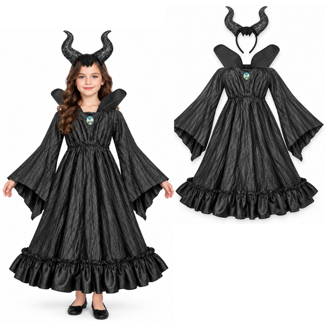 Maleficent Costume with Accessories - Size L