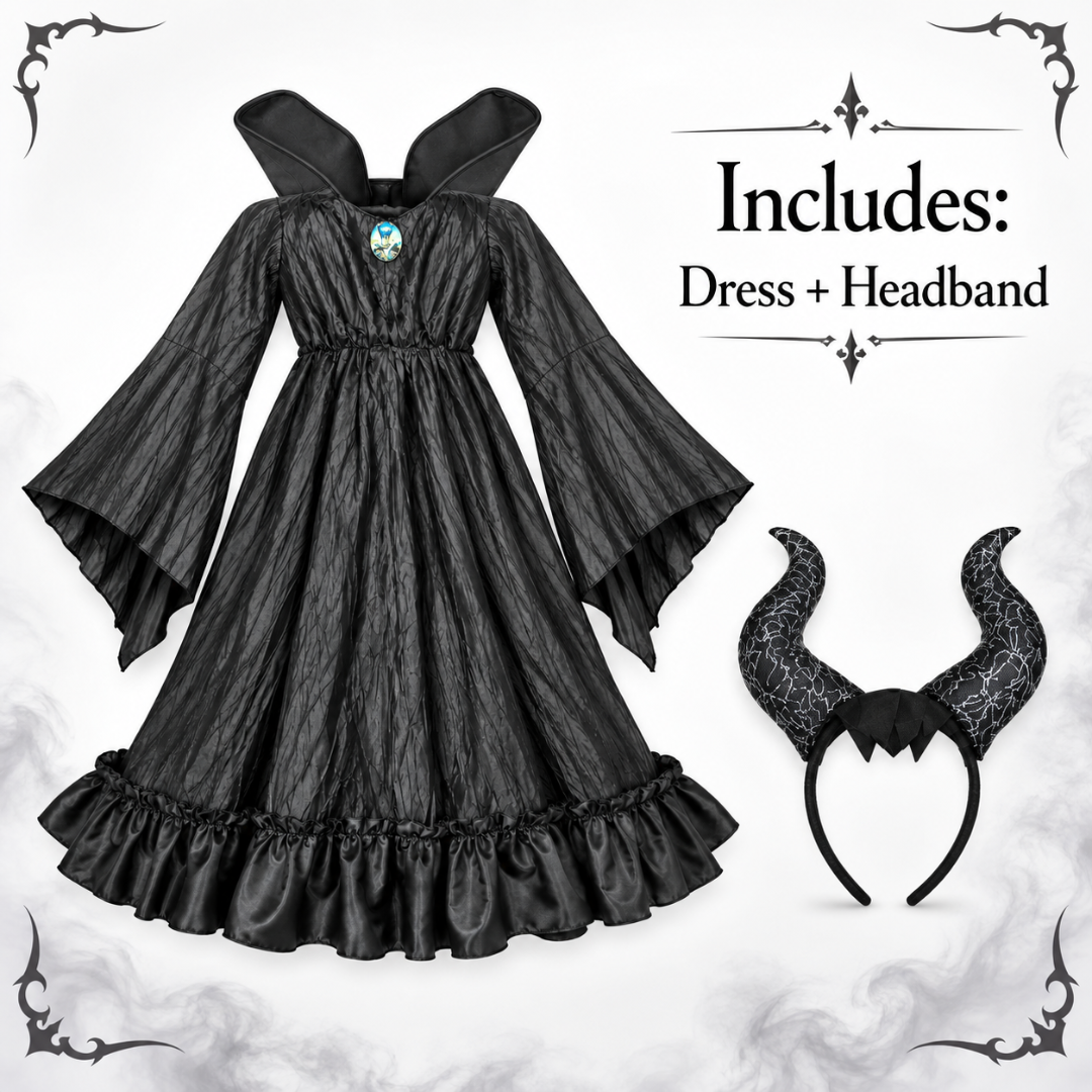 Maleficent Costume with Accessories - Size L