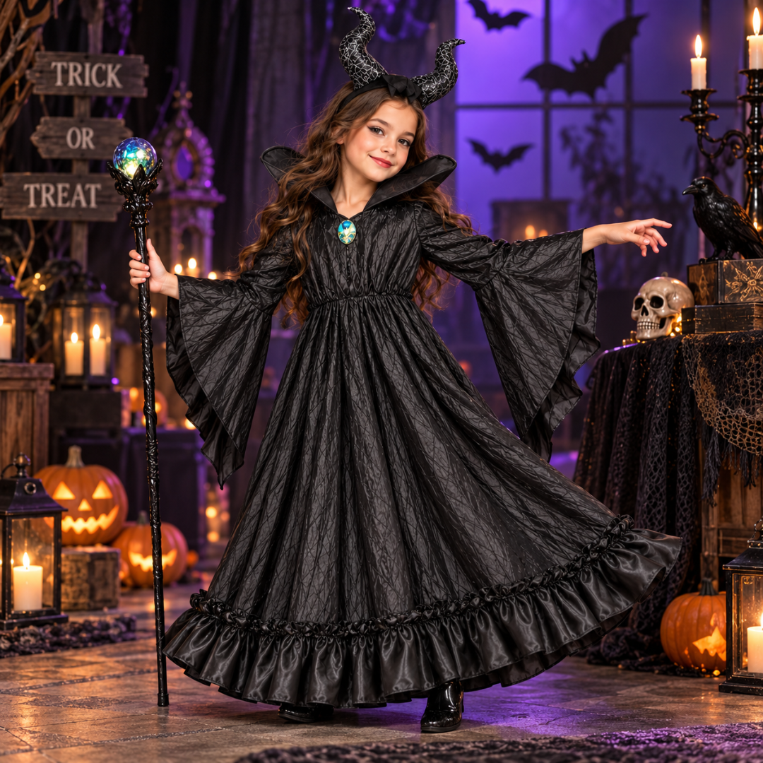Maleficent Costume with Accessories - Size L