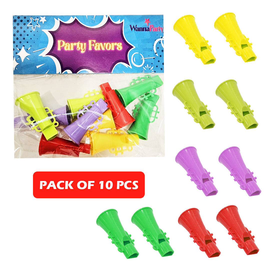 Mini Trumpet Whistles 10PC - Fun Party Favors for Kids | Wanna Party - Image 6