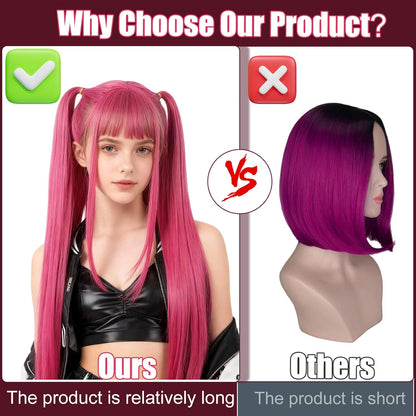 K-POP Mira Pink Wig