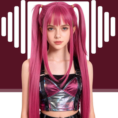 K-POP Mira Pink Wig