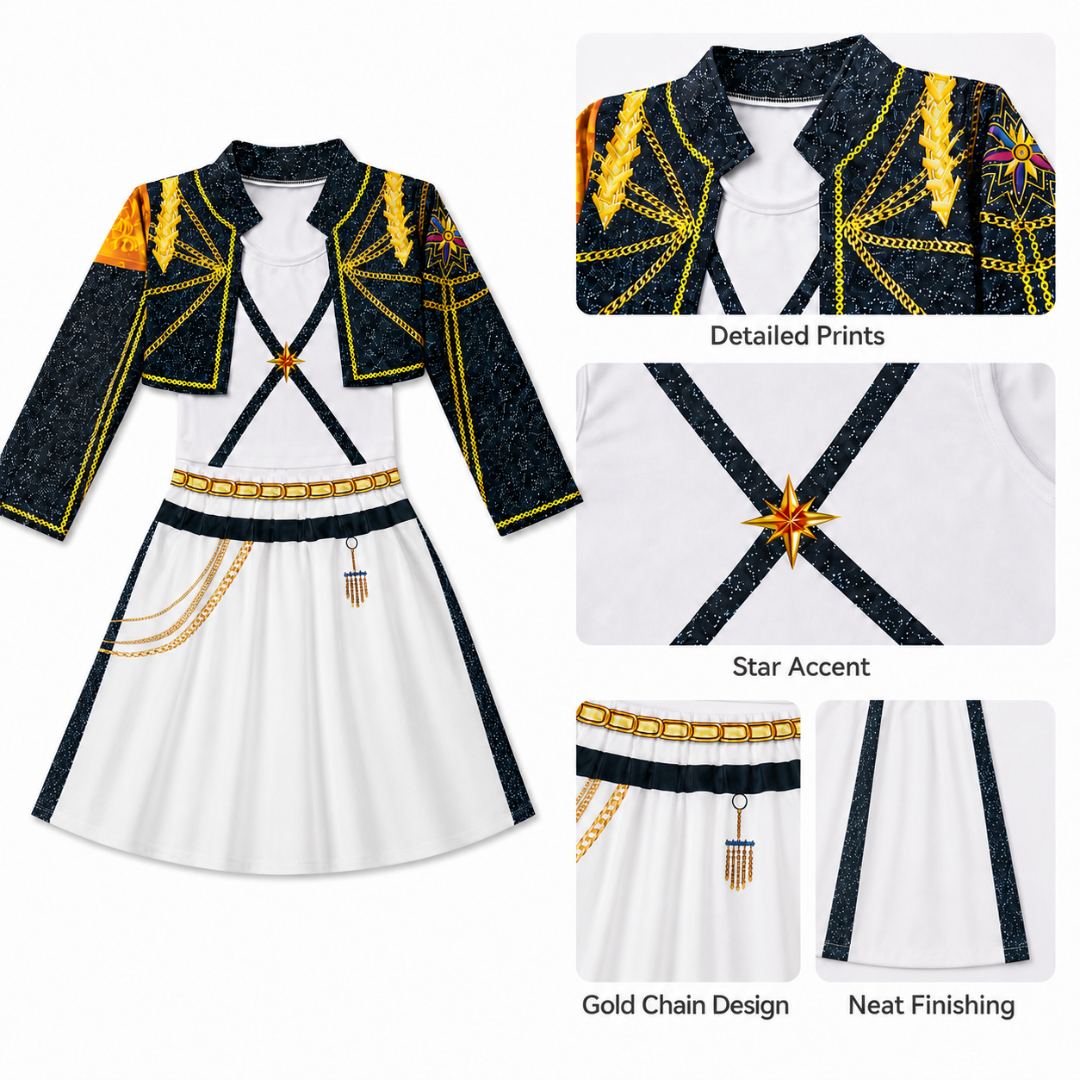 K-Pop Rumi Costume for Kids | Korean Pop Star Costume