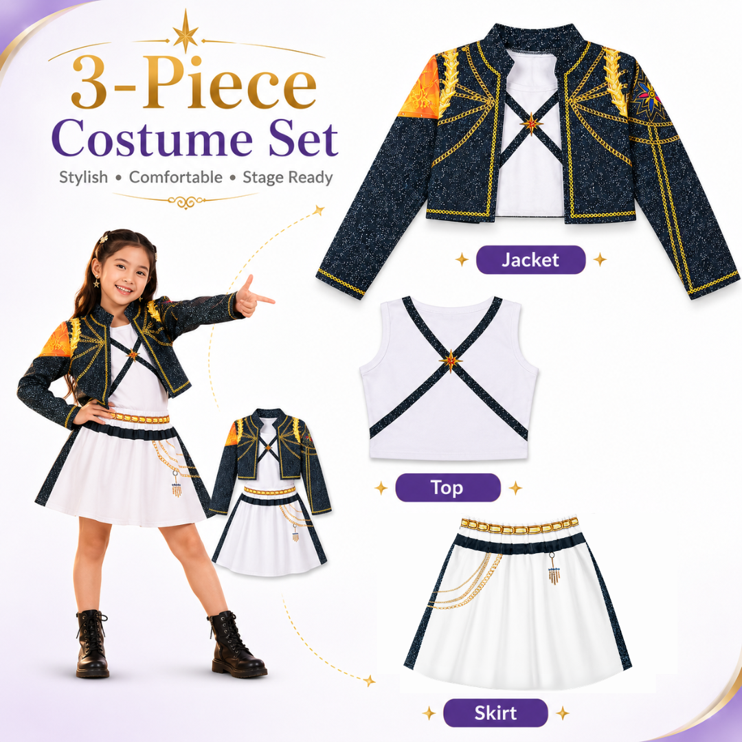 K-Pop Rumi Costume for Kids | Korean Pop Star Costume