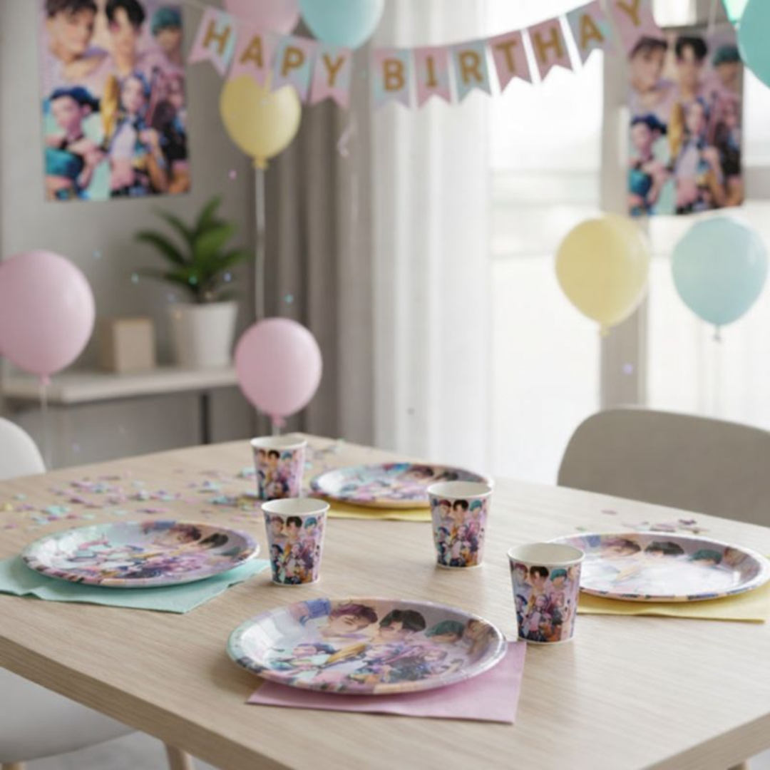 kpop plates 8PC