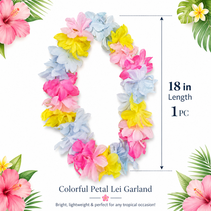 Colorful Petal Lei Garland