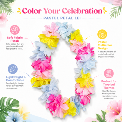 Colorful Petal Lei Garland