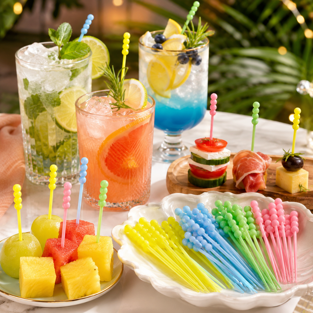 Neon Tooth Picks - 50PC