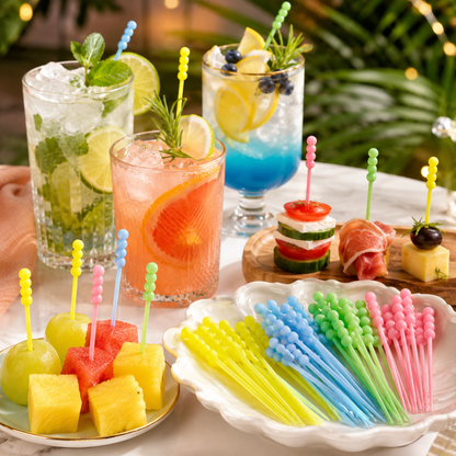 Neon Tooth Picks - 50PC