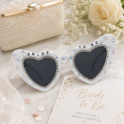 Bride To Be White Party Shades