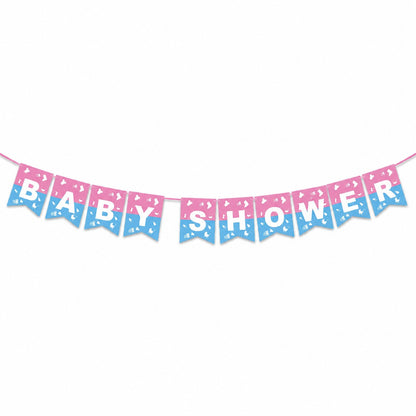 Baby Shower Banner Blue & Pink - 9FT