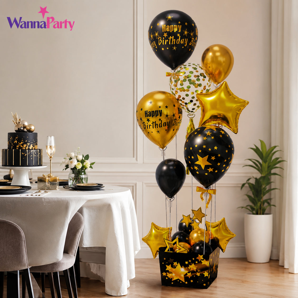 Bachelorette Balloon Bouquet Set with Ring Shape & Mr & Mrs Balloons | Bridal Shower Decoration | Helium Filled & Delivered Inflated