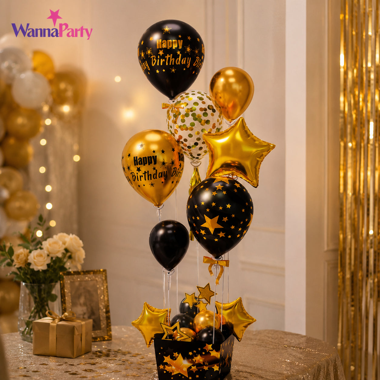 Bachelorette Balloon Bouquet Set with Ring Shape & Mr & Mrs Balloons | Bridal Shower Decoration | Helium Filled & Delivered Inflated