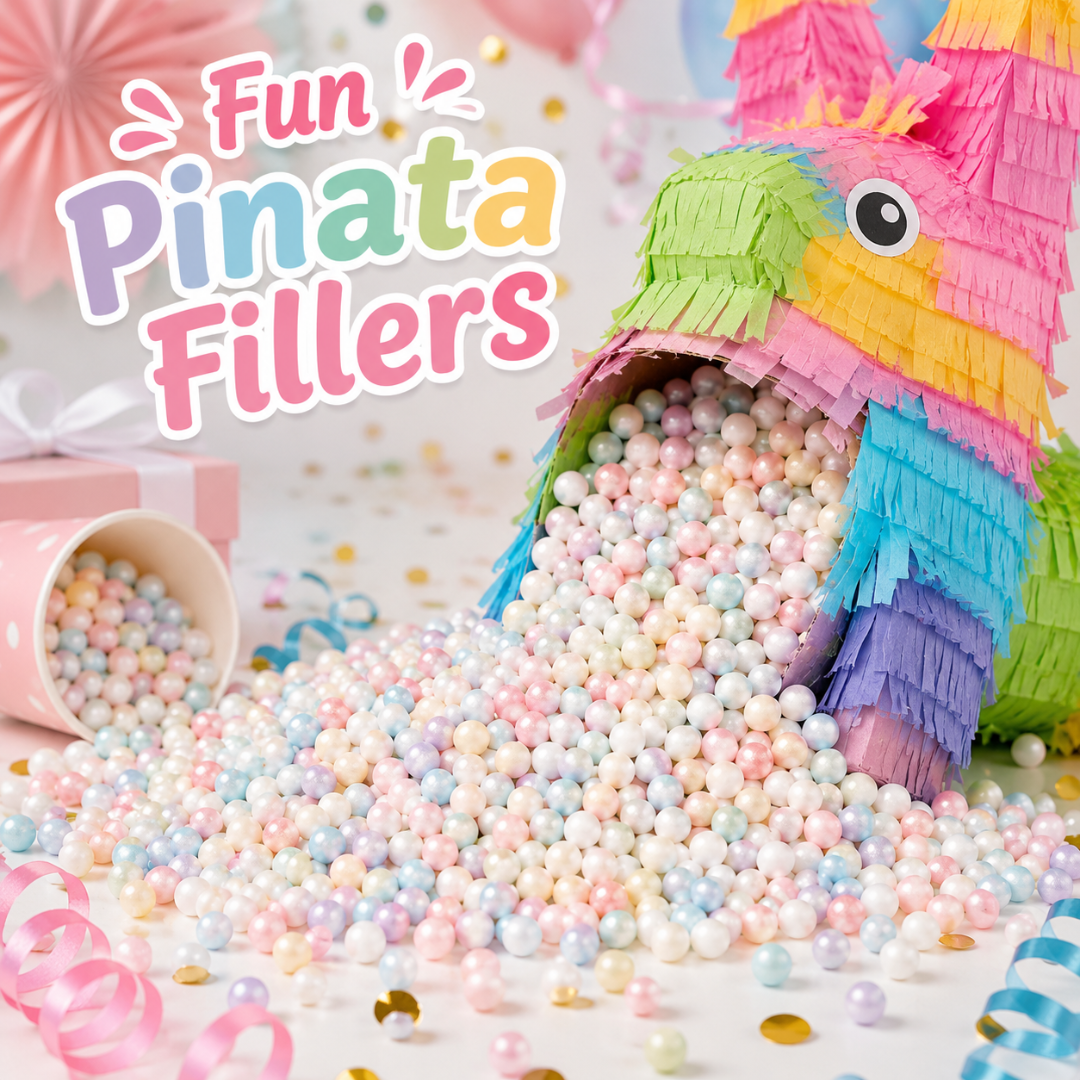 Rainbow Color Pastel Foam Balls for Pinata Fillers, Slime Making, Art n Craft Project and Gift Packing - 50 Grams - 1 Pack