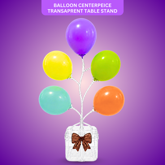 Balloon Centerpeice Transaprent Table Stand