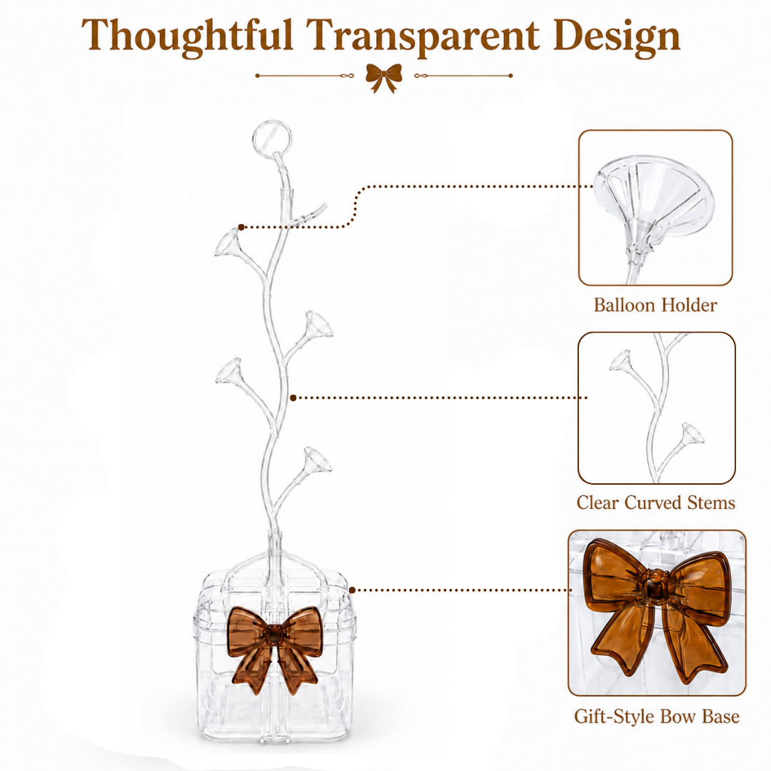 Balloon Centerpeice Transaprent Table Stand