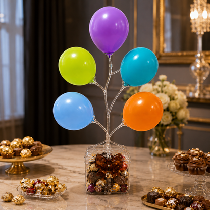 Balloon Centerpeice Transaprent Table Stand