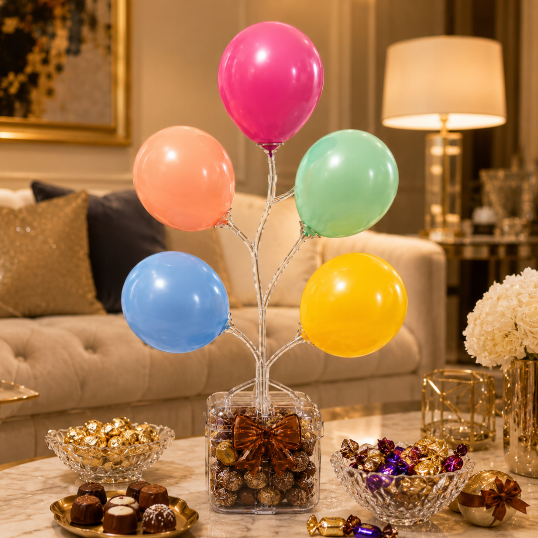 Balloon Centerpeice Transaprent Table Stand