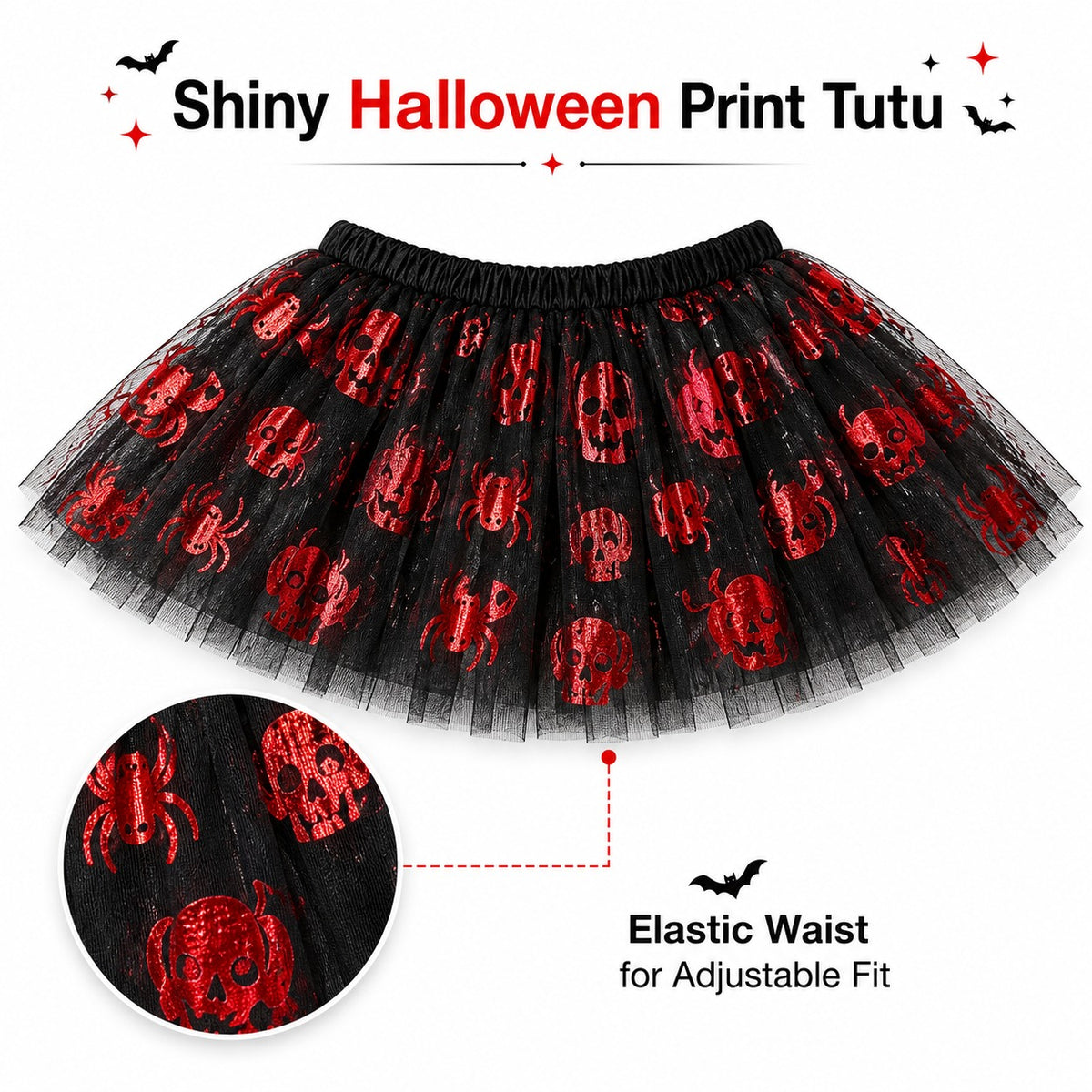 Devil Angel Tutu Dress 3PC Set