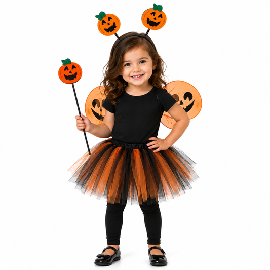 Pumpkin Tutu Dress 3PC Set