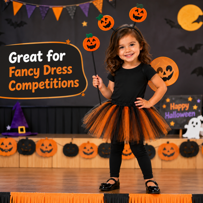 Pumpkin Tutu Dress 3PC Set