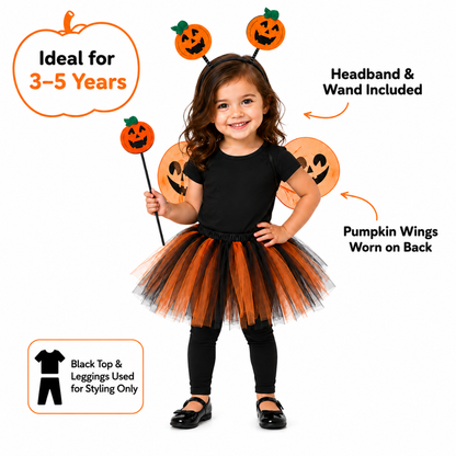Pumpkin Tutu Dress 3PC Set