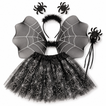Black Spider Tutu 4PC Set