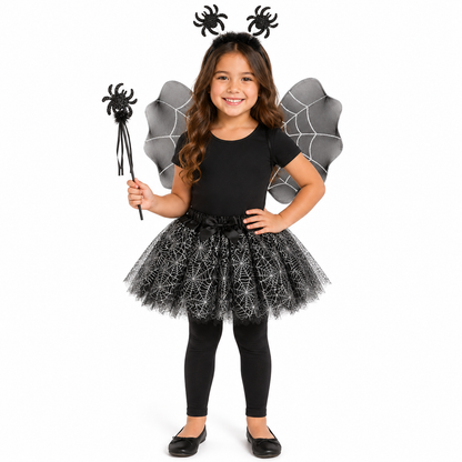 Black Spider Tutu 4PC Set