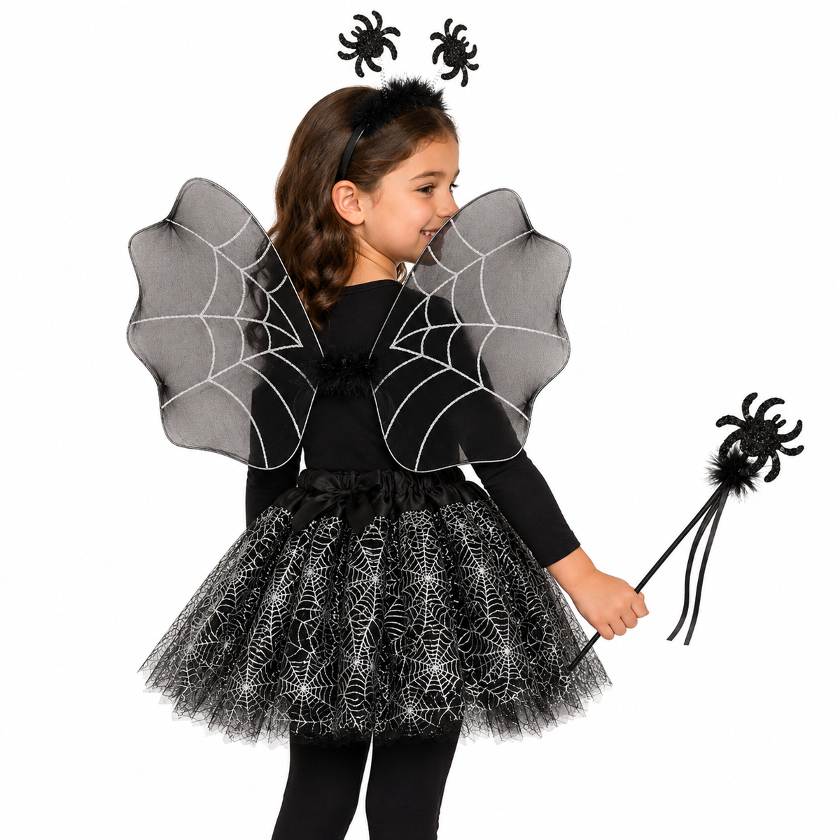 Black Spider Tutu 4PC Set