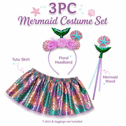 Mermaid Purple Tutu 3PC Set