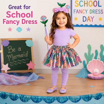 Mermaid Purple Tutu 3PC Set