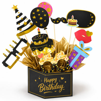 Adult Birttday Photo Props - 10PC