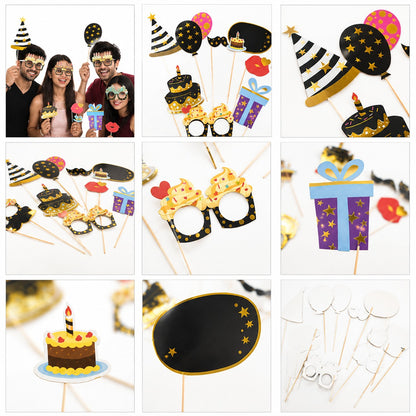 Adult Birttday Photo Props - 10PC