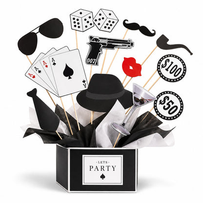 Card Party Photo Props - 12PC