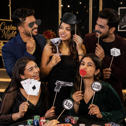 Card Party Photo Props - 12PC