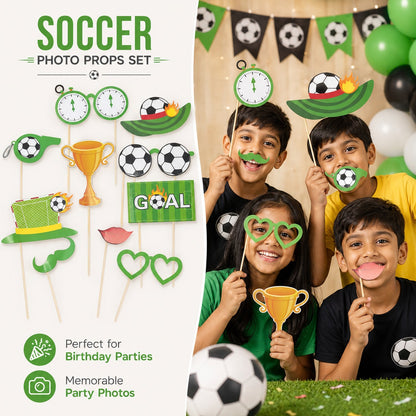 Soccer Theme Photo Props - 10PC