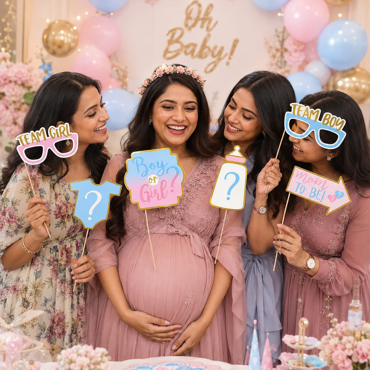 Baby Shower Photo Props - 10PC