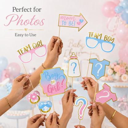 Baby Shower Photo Props - 10PC