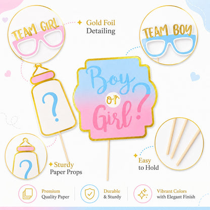 Baby Shower Photo Props - 10PC